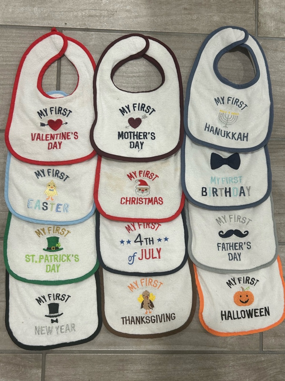 Holiday Baby Bib Bundle